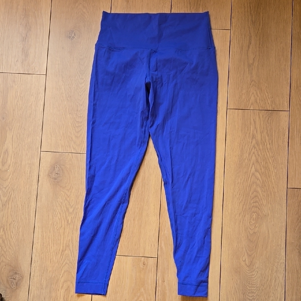 NWOT SET ACTIVE Sculptflex Vibrant Blue High-Waisted Leggings size M